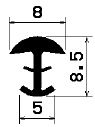 FA 1027 - rubber profiles - Cover and T-profiles FA 1027 - rubber profiles - Cover and T-profiles