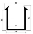 TU1- 1030 - rubber profiles - U shape profiles TU1- 1030 - rubber profiles - U shape profiles