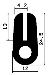 TU1- 1044 - silicone profiles - U shape profiles TU1- 1044 - silicone profiles - U shape profiles