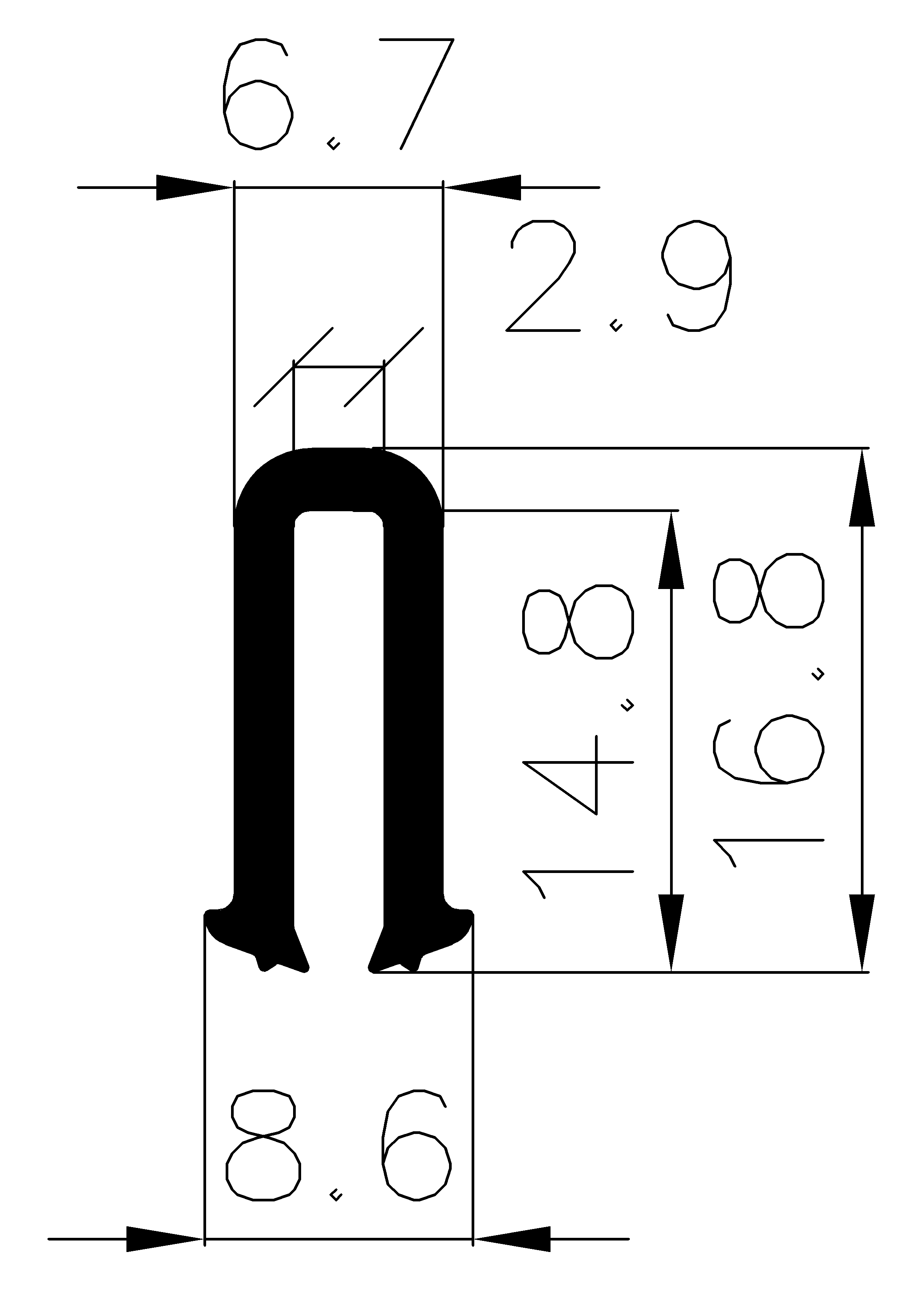 3660370KG - rubber profiles - U shape profiles 3660370KG - rubber profiles - U shape profiles