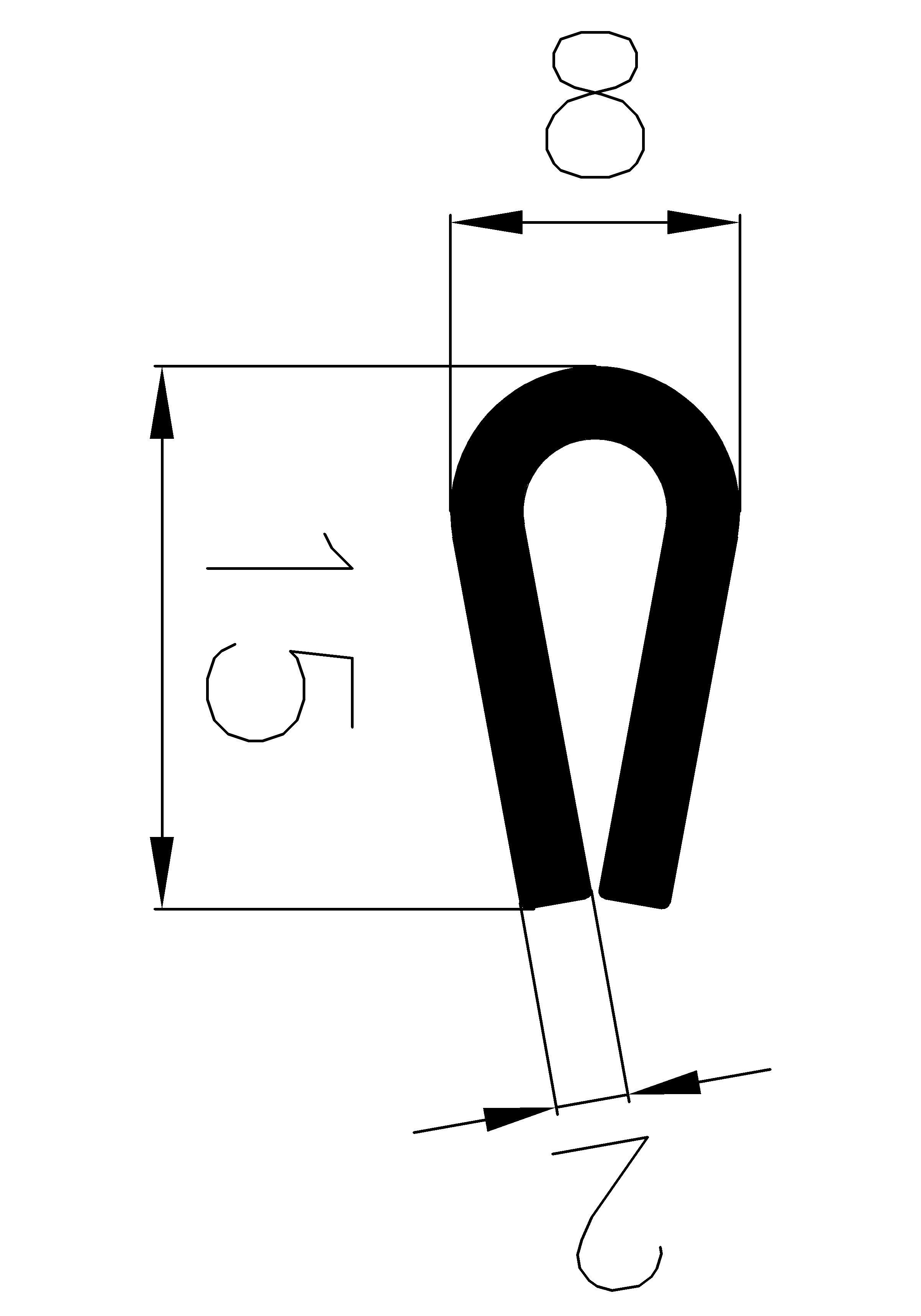 3770370KG - rubber profiles - U shape profiles 3770370KG - rubber profiles - U shape profiles