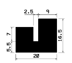 TU1- 1407 - rubber profiles - U shape profiles TU1- 1407 - rubber profiles - U shape profiles