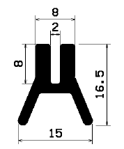 TU1- 1408 - silicone profiles - U shape profiles TU1- 1408 - silicone profiles - U shape profiles