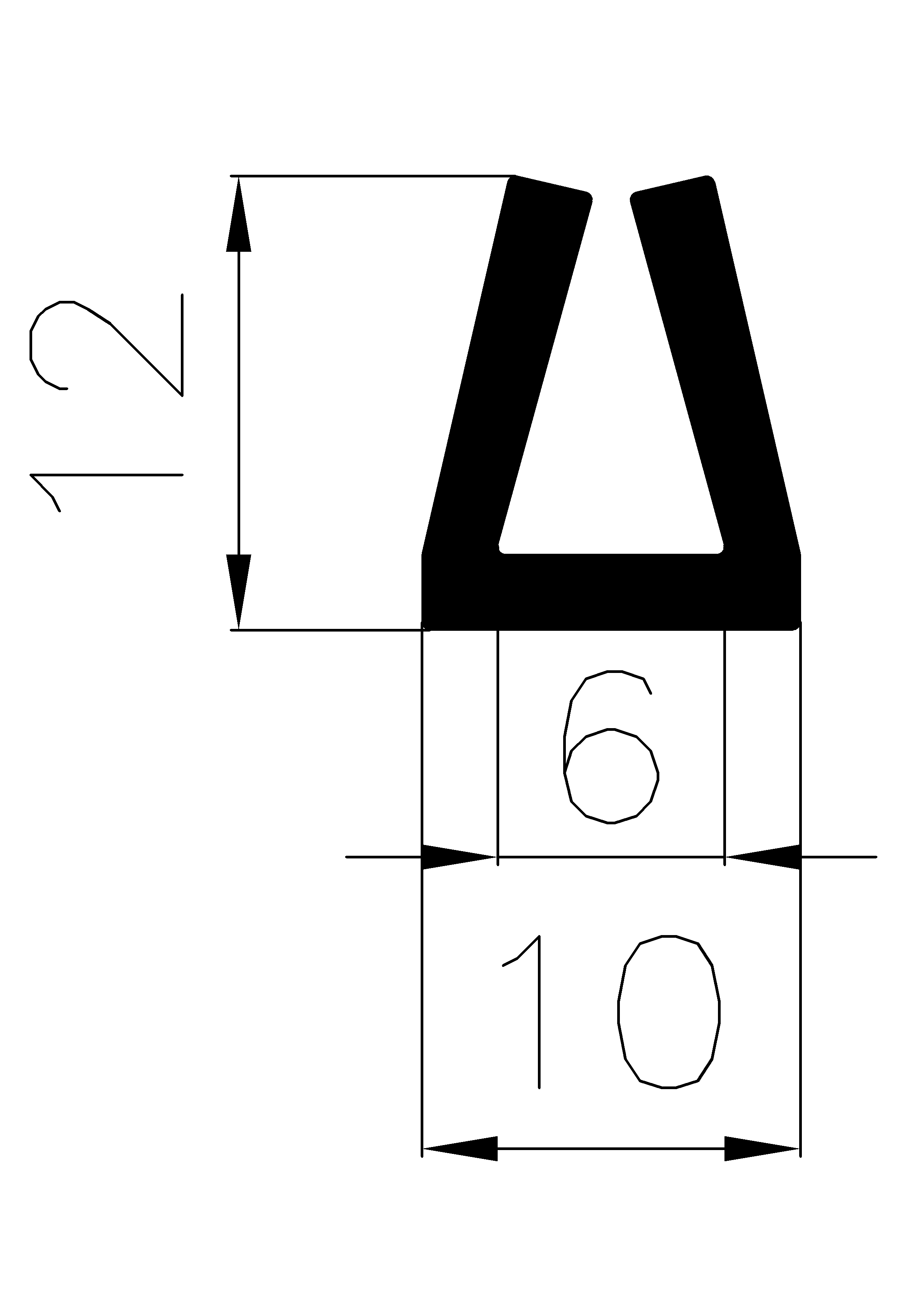 3890370KG - rubber profiles - U shape profiles 3890370KG - rubber profiles - U shape profiles