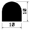 HR 1201 - EPDM rubber profiles - Semi-circle, D-profiles HR 1201 - EPDM rubber profiles - Semi-circle, D-profiles