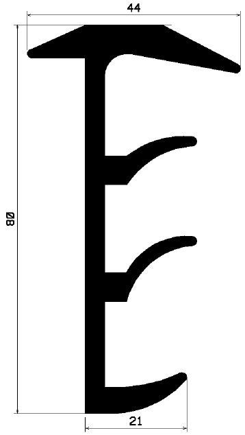 FA 1207 - rubber profiles - Cover and T-profiles FA 1207 - rubber profiles - Cover and T-profiles