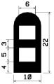 HR 1257 - EPDM rubber profiles - Semi-circle, D-profiles HR 1257 - EPDM rubber profiles - Semi-circle, D-profiles