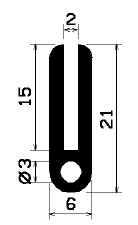 TU1- 0529 - rubber profiles - U shape profiles TU1- 0529 - rubber profiles - U shape profiles