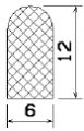 MZS 25395 - EPDM sponge profiles - Semi-circle, D-profiles MZS 25395 - EPDM sponge profiles - Semi-circle, D-profiles