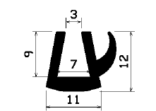 TU1- 1292 - rubber profiles - U shape profiles TU1- 1292 - rubber profiles - U shape profiles