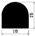 HR 0662 - EPDM rubber profiles - Semi-circle, D-profiles HR 0662 - EPDM rubber profiles - Semi-circle, D-profiles
