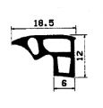 Z1 -1417 - rubber profile - Door-frame profiles Z1 -1417 - rubber profile - Door-frame profiles