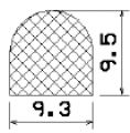 MZS 25490 - EPDM sponge profiles - Semi-circle, D-profiles MZS 25490 - EPDM sponge profiles - Semi-circle, D-profiles