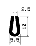 TU1- 1462 - rubber profiles - U shape profiles TU1- 1462 - rubber profiles - U shape profiles