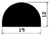 HR 1472 - EPDM rubber profiles - Semi-circle, D-profiles HR 1472 - EPDM rubber profiles - Semi-circle, D-profiles