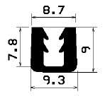 TU1- 1480 - rubber profiles - U shape profiles TU1- 1480 - rubber profiles - U shape profiles