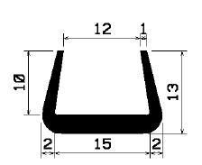 TU1- 1496 - rubber profiles - U shape profiles TU1- 1496 - rubber profiles - U shape profiles