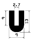 TU1- 1523 - rubber profiles - U shape profiles TU1- 1523 - rubber profiles - U shape profiles