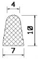 MZS 25653 - EPDM sponge profiles - Semi-circle, D-profiles MZS 25653 - EPDM sponge profiles - Semi-circle, D-profiles