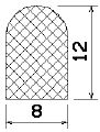 MZS 25654 - EPDM sponge profiles - Semi-circle, D-profiles MZS 25654 - EPDM sponge profiles - Semi-circle, D-profiles
