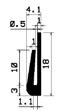 TU1- 1565 - rubber profiles - U shape profiles TU1- 1565 - rubber profiles - U shape profiles