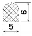 MZS 25512 - EPDM sponge profiles - Semi-circle, D-profiles MZS 25512 - EPDM sponge profiles - Semi-circle, D-profiles