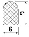 MZS 25513 - EPDM sponge profiles - Semi-circle, D-profiles MZS 25513 - EPDM sponge profiles - Semi-circle, D-profiles