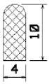 MZS 25515 - EPDM sponge profiles - Semi-circle, D-profiles MZS 25515 - EPDM sponge profiles - Semi-circle, D-profiles