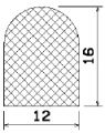 MZS 25523 - EPDM sponge profiles - Semi-circle, D-profiles MZS 25523 - EPDM sponge profiles - Semi-circle, D-profiles