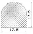 MZS 25527 - EPDM sponge profiles - Semi-circle, D-profiles MZS 25527 - EPDM sponge profiles - Semi-circle, D-profiles