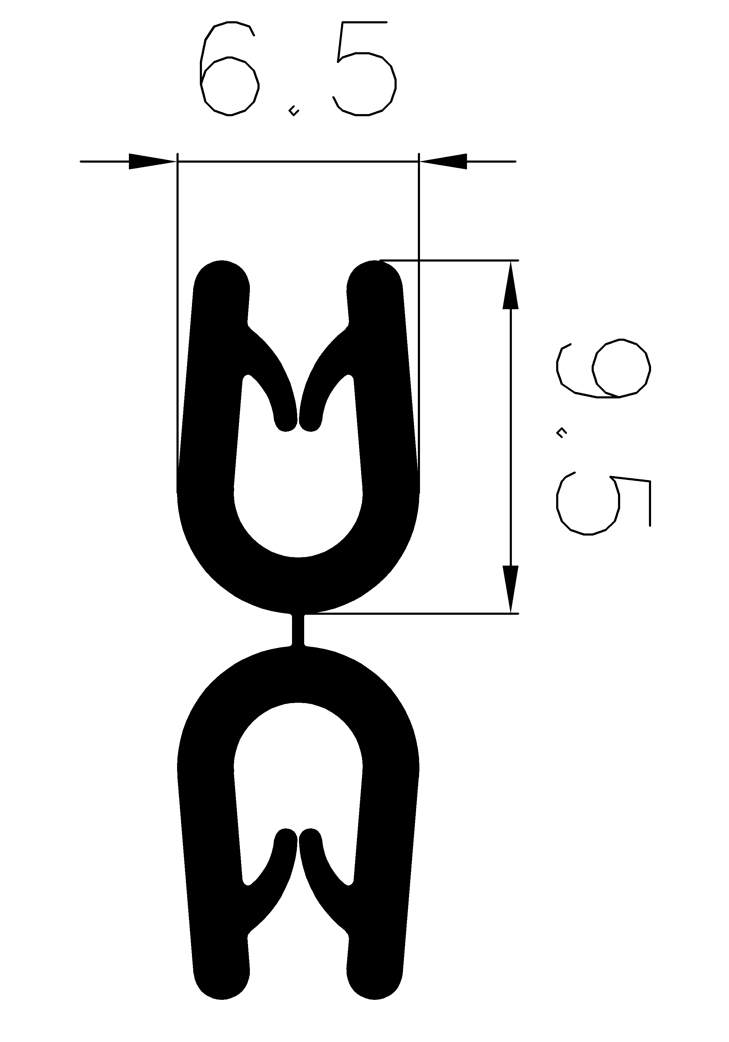 5060370KG - rubber profiles - U shape profiles 5060370KG - rubber profiles - U shape profiles