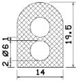 MZS 25558 - EPDM sponge profiles - Semi-circle, D-profiles MZS 25558 - EPDM sponge profiles - Semi-circle, D-profiles