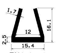 TU1- 1572 - rubber profiles - U shape profiles TU1- 1572 - rubber profiles - U shape profiles