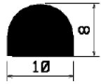 HR 1613 - EPDM rubber profiles - Semi-circle, D-profiles HR 1613 - EPDM rubber profiles - Semi-circle, D-profiles
