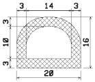 MZS 25702 - EPDM rubber profiles - Semi-circle, D-profiles MZS 25702 - EPDM rubber profiles - Semi-circle, D-profiles