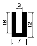TU1- 1669 - rubber profiles - U shape profiles TU1- 1669 - rubber profiles - U shape profiles