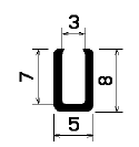 TU1- 1687 - rubber profiles - U shape profiles TU1- 1687 - rubber profiles - U shape profiles