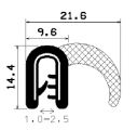 SD-0246 - with coextruded metal insert - Edge protection profiles SD-0246 - with coextruded metal insert - Edge protection profiles