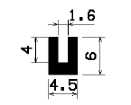 TU1- 1611 - rubber profiles - U shape profiles TU1- 1611 - rubber profiles - U shape profiles