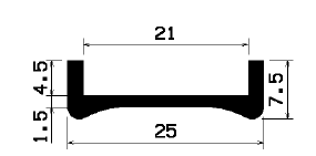 TU1- 1755 - rubber profiles - U shape profiles TU1- 1755 - rubber profiles - U shape profiles