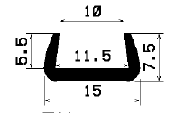 TU1- 1761 - rubber profiles - U shape profiles TU1- 1761 - rubber profiles - U shape profiles