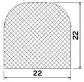 MZS 25738 - EPDM sponge profiles - Semi-circle, D-profiles MZS 25738 - EPDM sponge profiles - Semi-circle, D-profiles