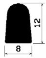 HR 1806 - EPDM rubber profiles - Semi-circle, D-profiles HR 1806 - EPDM rubber profiles - Semi-circle, D-profiles