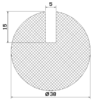 MZS 25742 - sponge profiles - U shape profiles MZS 25742 - sponge profiles - U shape profiles