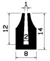 TU1- 0889 - rubber profiles - U shape profiles TU1- 0889 - rubber profiles - U shape profiles