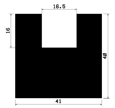 TU1- 1877 - rubber profiles - U shape profiles TU1- 1877 - rubber profiles - U shape profiles