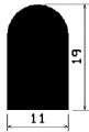 HR 1862 - EPDM rubber profiles - Semi-circle, D-profiles HR 1862 - EPDM rubber profiles - Semi-circle, D-profiles