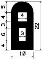 HR 1899 - EPDM rubber profiles - Semi-circle, D-profiles HR 1899 - EPDM rubber profiles - Semi-circle, D-profiles
