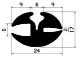 KL 2168 - stretcher EPDM profiles - Stabilizing and stretcher profiles KL 2168 - stretcher EPDM profiles - Stabilizing and stretcher profiles