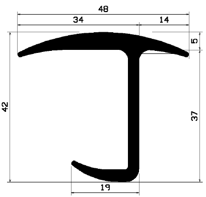 FA 2050 - rubber profiles - Cover and T-profiles FA 2050 - rubber profiles - Cover and T-profiles